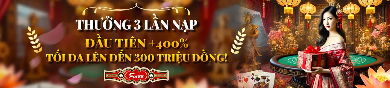 FOR88 - Link Truy Cập FOR88.COM Chính Thức Không Bị Chặn Thưởng 3 lần nạp đầu lên đến 300 triệu đồng